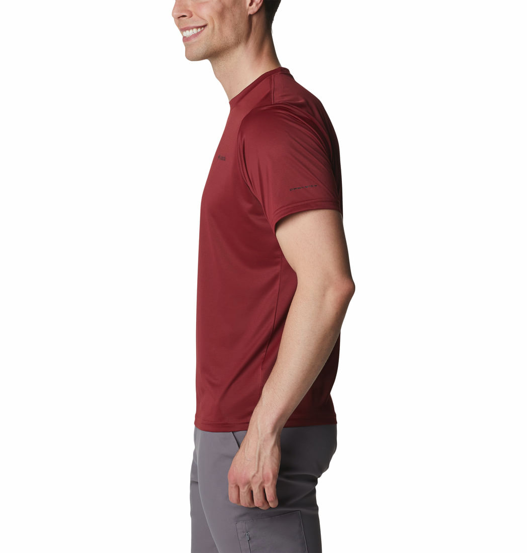 Columbia Columbia Hike™ Crew Camiseta Manga Corta rojo de hombre para entrenamiento
