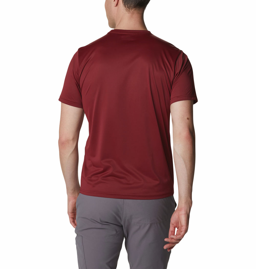 Columbia Columbia Hike™ Crew Camiseta Manga Corta rojo de hombre para entrenamiento