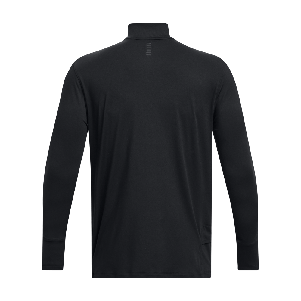 UA Launch Pro 1/4 Zip Chaqueta negro de hombre para correr