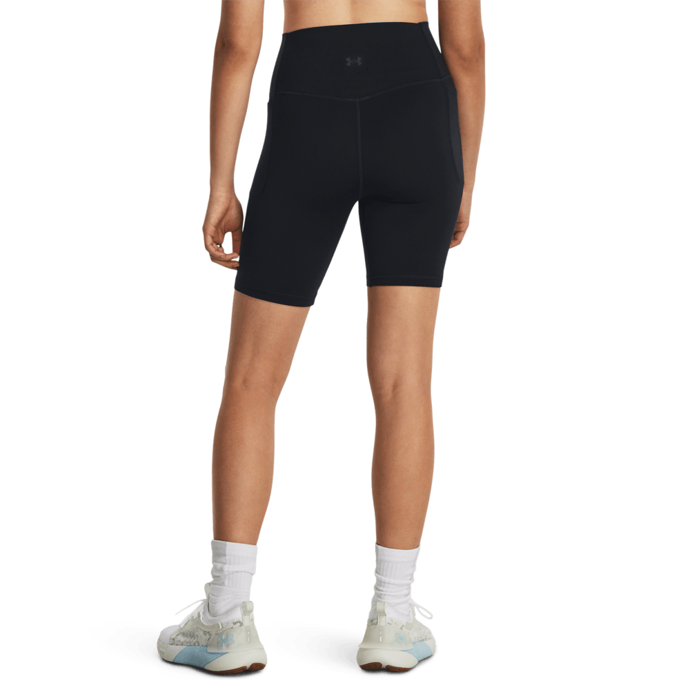 UA Idian Bike Short 7In Licra negro de mujer para entrenamiento