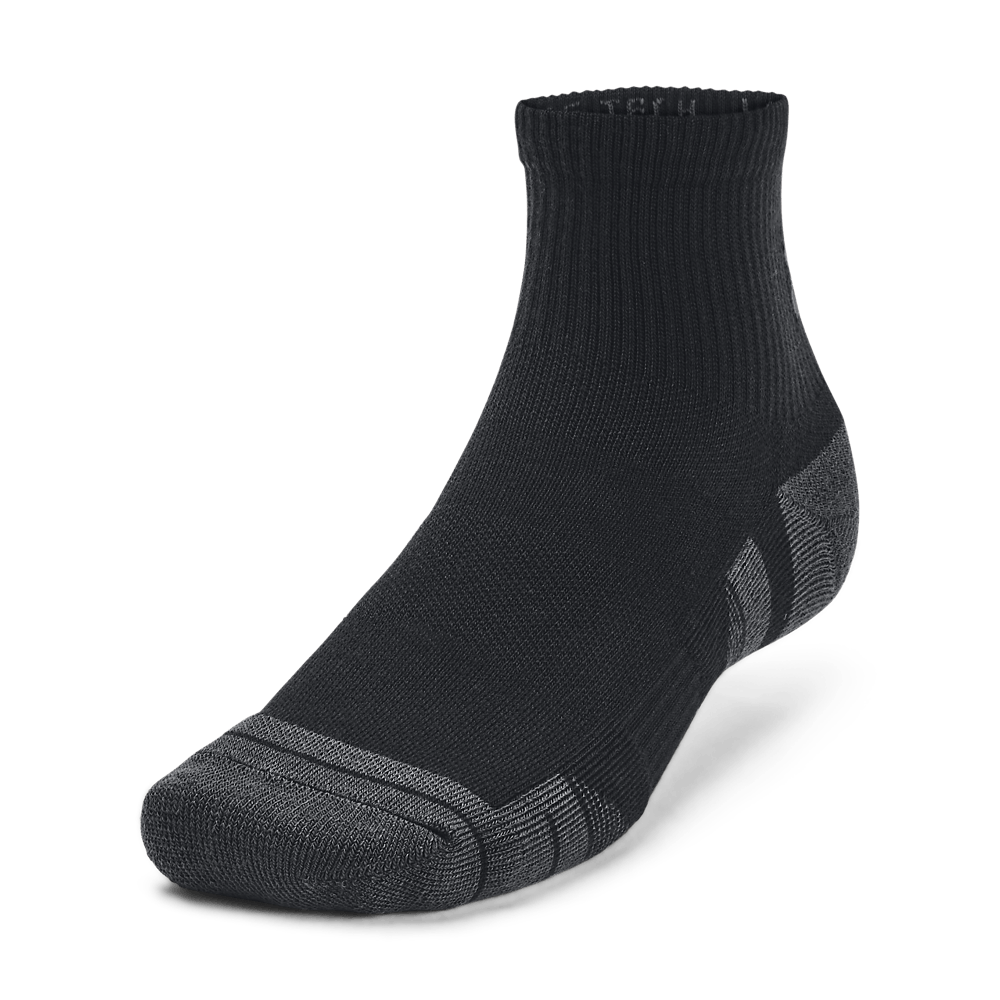 UA Performance Tech 3Pk Qtr Medias negro de hombre para entrenamiento