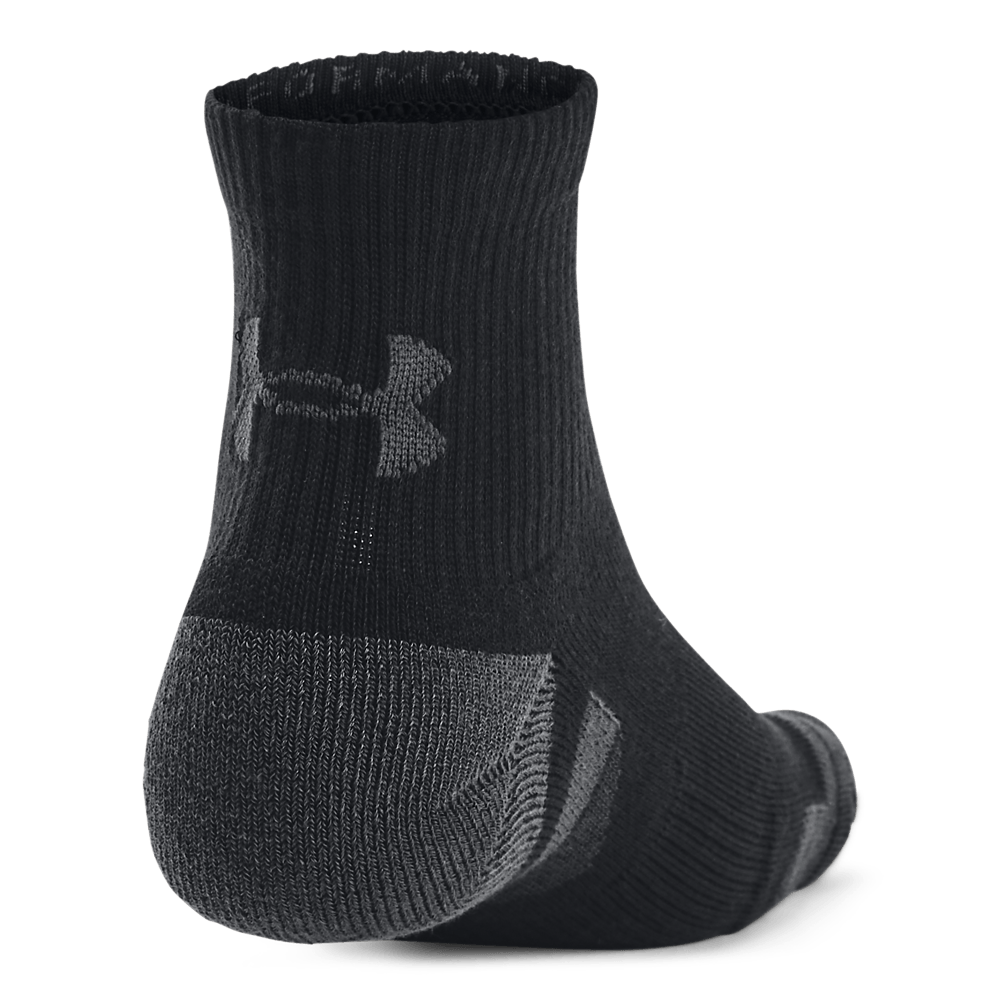 UA Performance Tech 3Pk Qtr Medias negro de hombre para entrenamiento