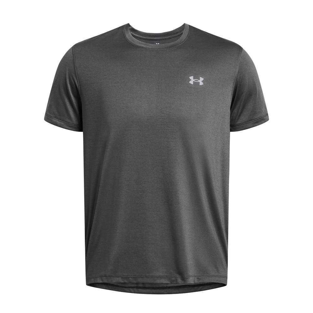 UA Streaker Tee Camiseta Manga Corta gris de hombre para correr