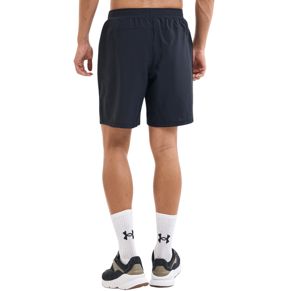 UA Launch 7  Short Pantaloneta negro de hombre para correr