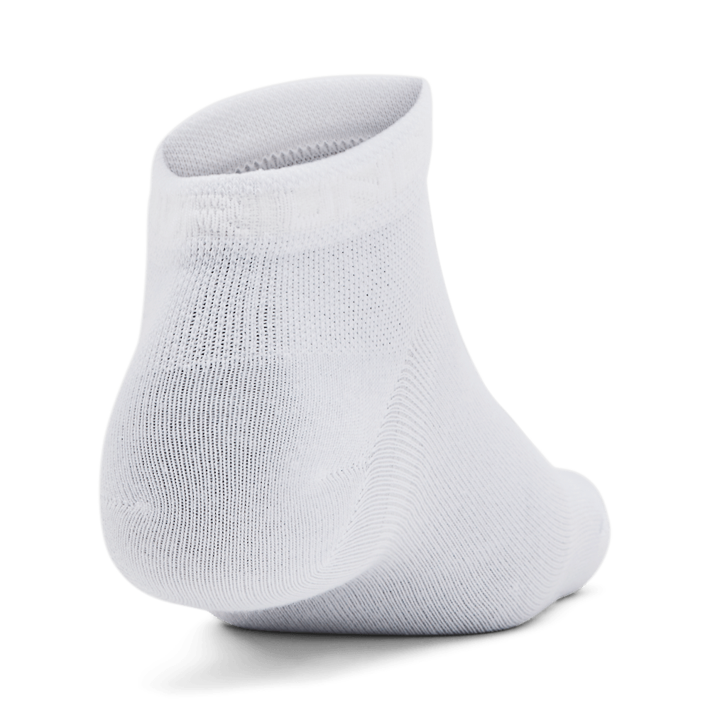 UA Essential Low Cut 3Pk Medias blanco de hombre para entrenamiento