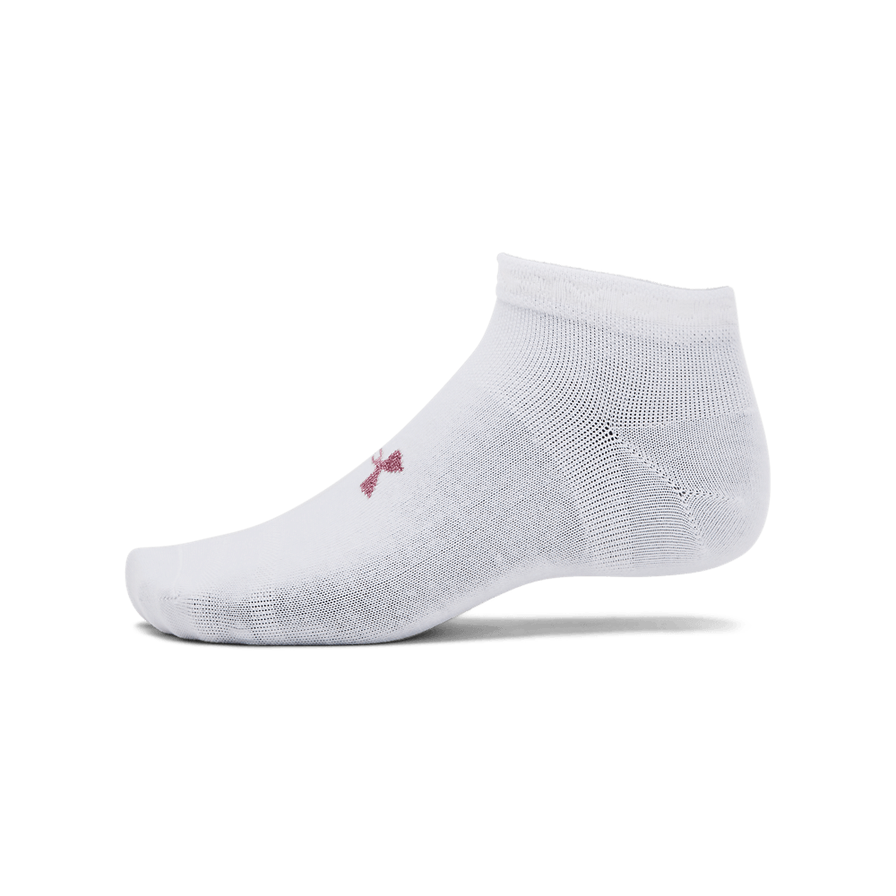 UA Essential Low Cut 3Pk Medias blanco de hombre para entrenamiento