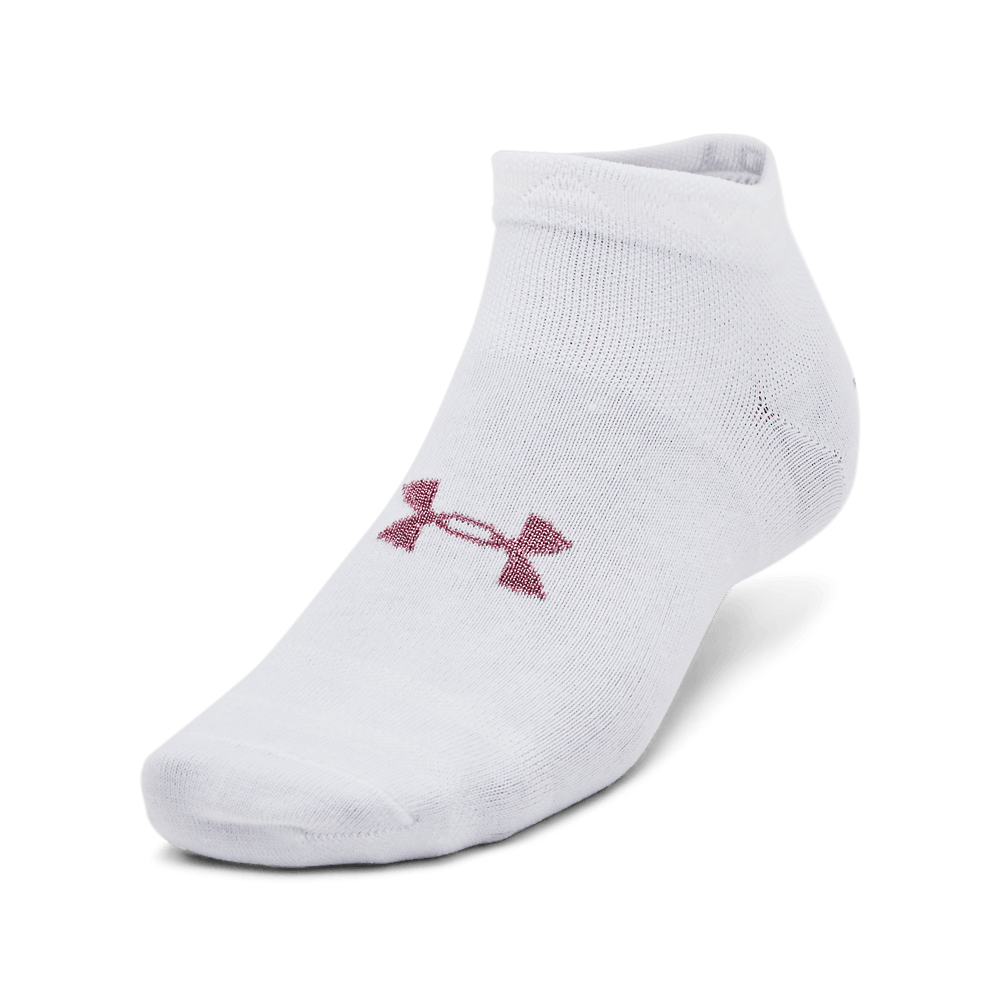 UA Essential Low Cut 3Pk Medias blanco de hombre para entrenamiento