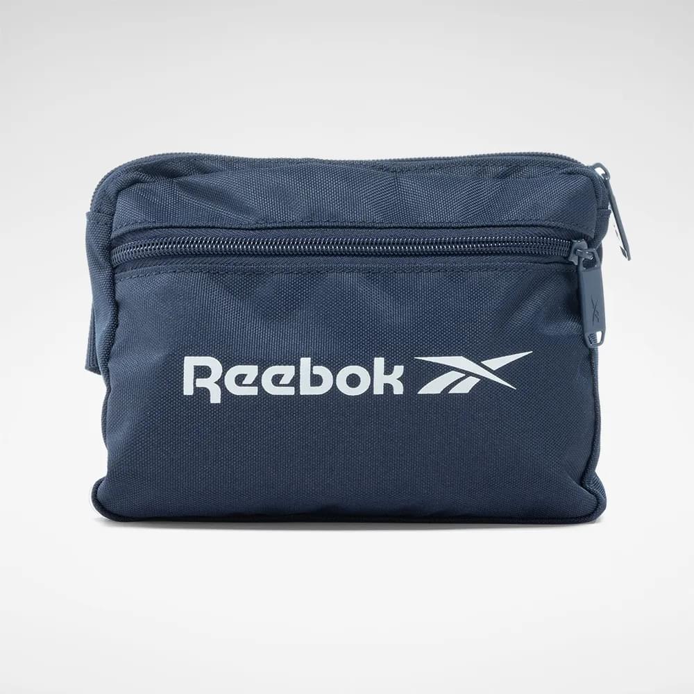 Reebok Te Waistbag Zip Canguro azul de hombre lifestyle