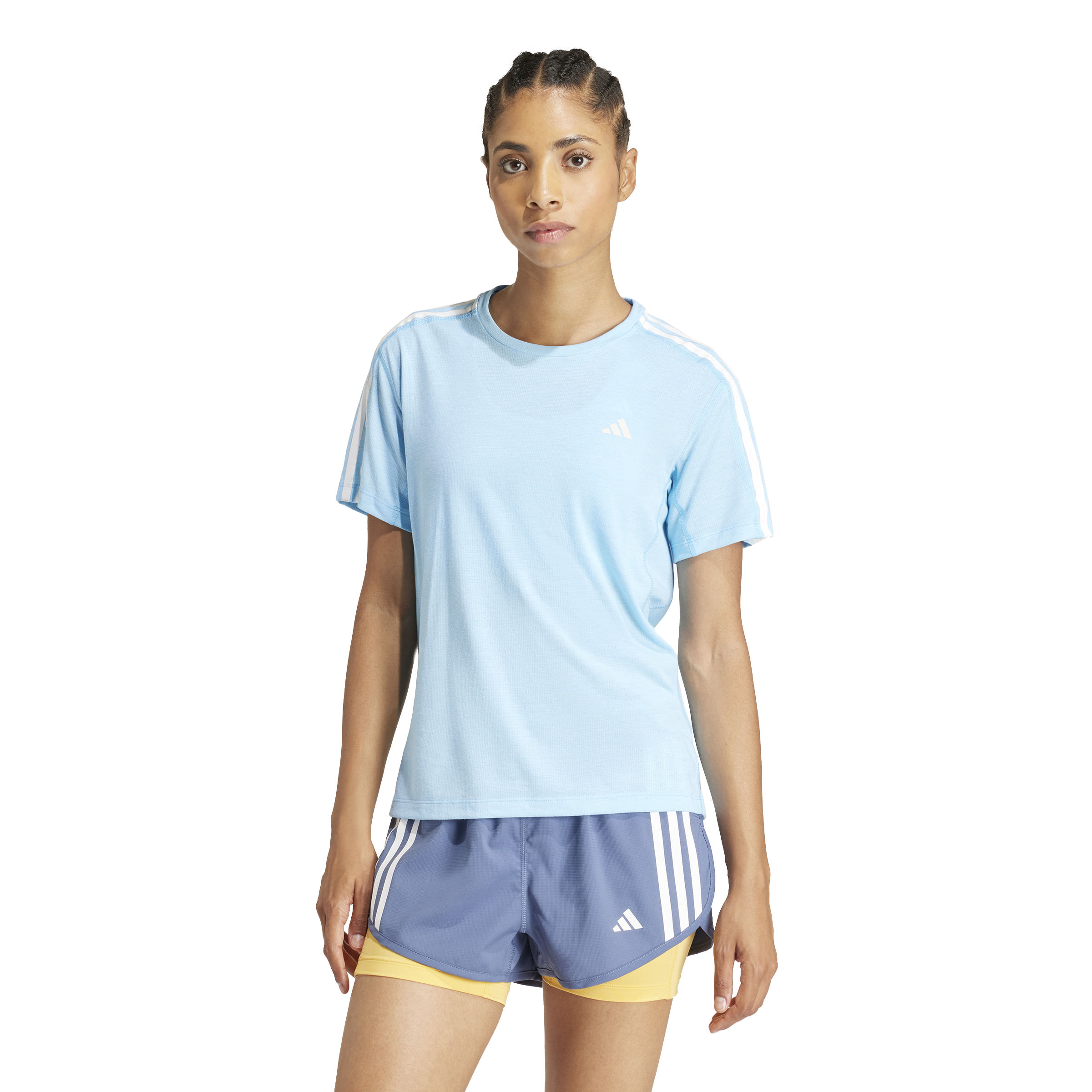 Adidas Otr E 3S Tee Camiseta Manga Corta azul de mujer para correr