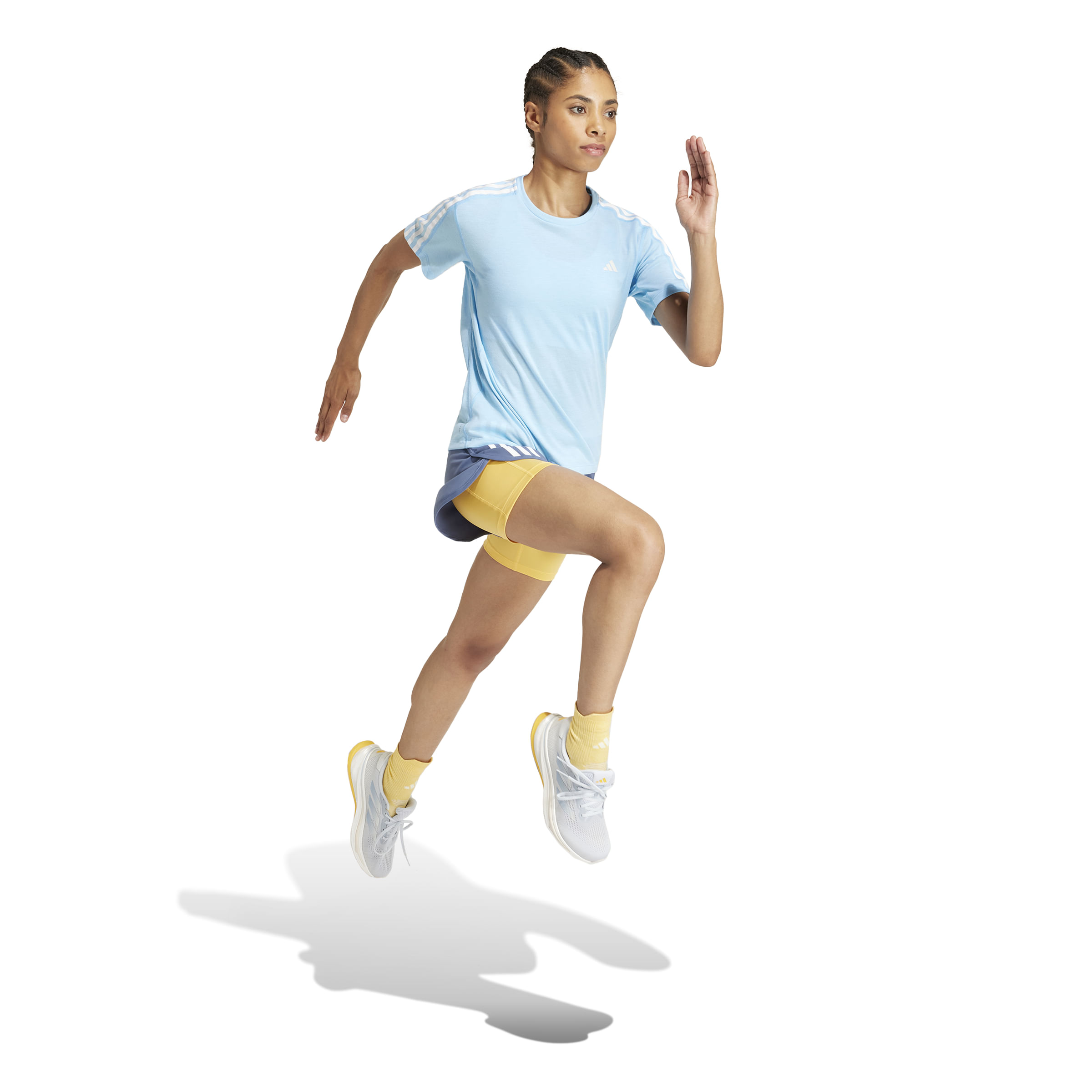 Adidas Otr E 3S Tee Camiseta Manga Corta azul de mujer para correr