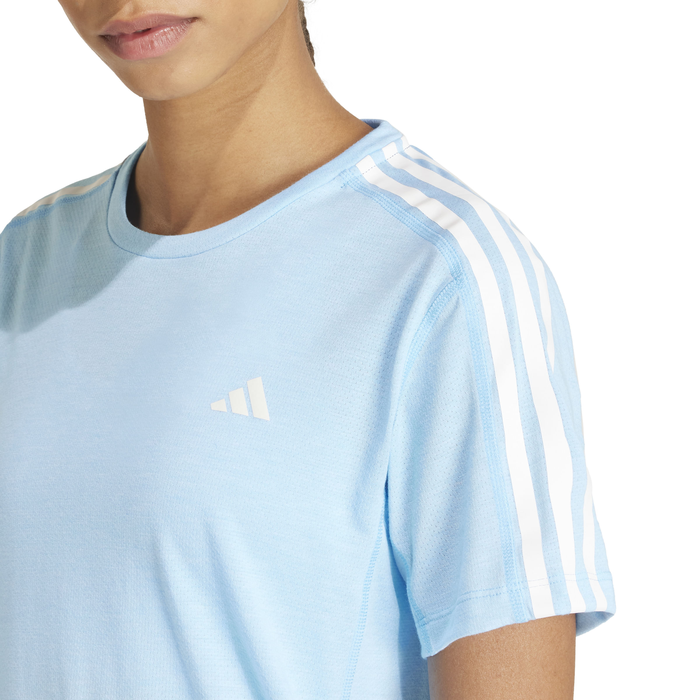 Adidas Otr E 3S Tee Camiseta Manga Corta azul de mujer para correr