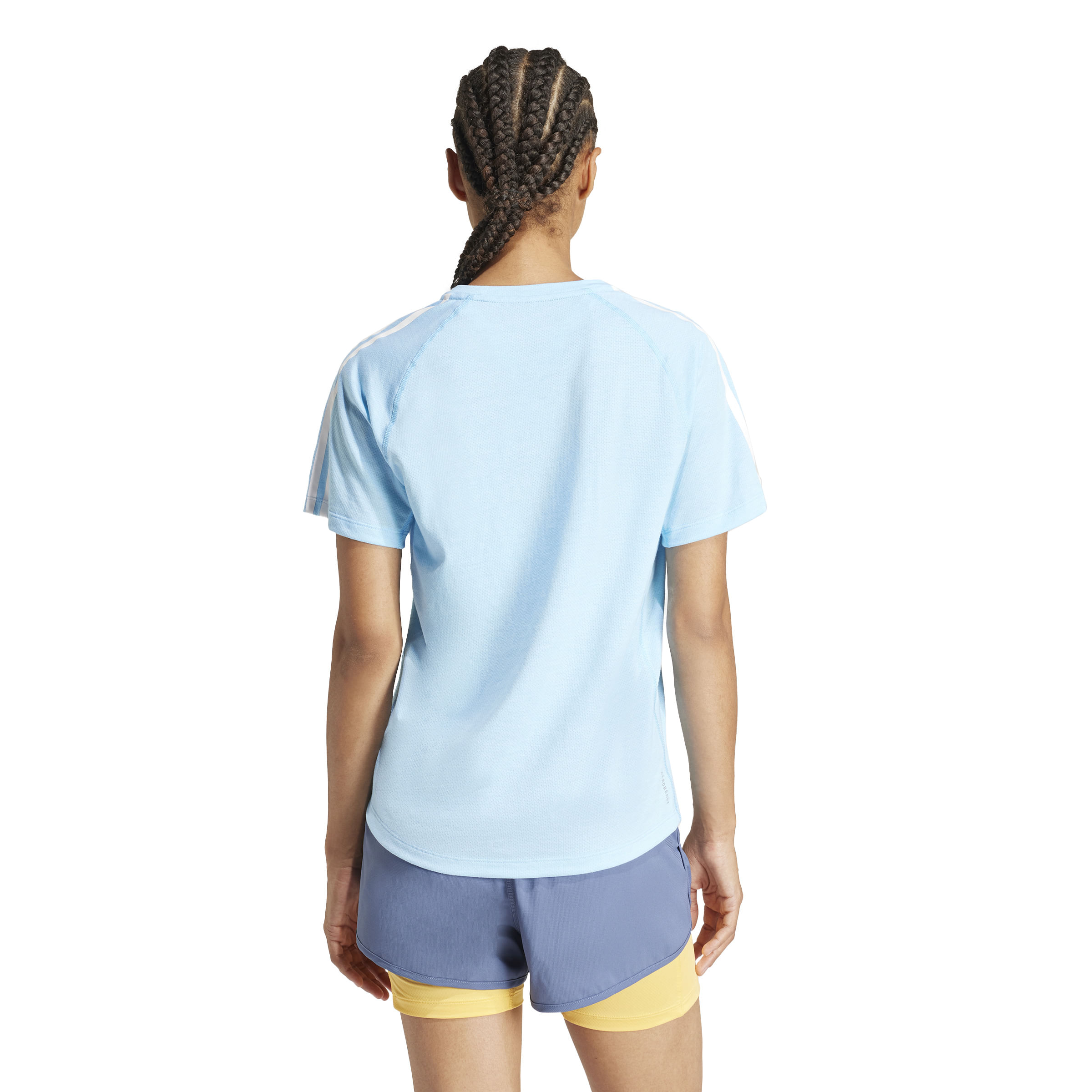 Adidas Otr E 3S Tee Camiseta Manga Corta azul de mujer para correr