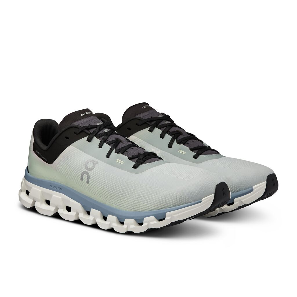 On Cloudflow 4 Tenis blanco de hombre para correr