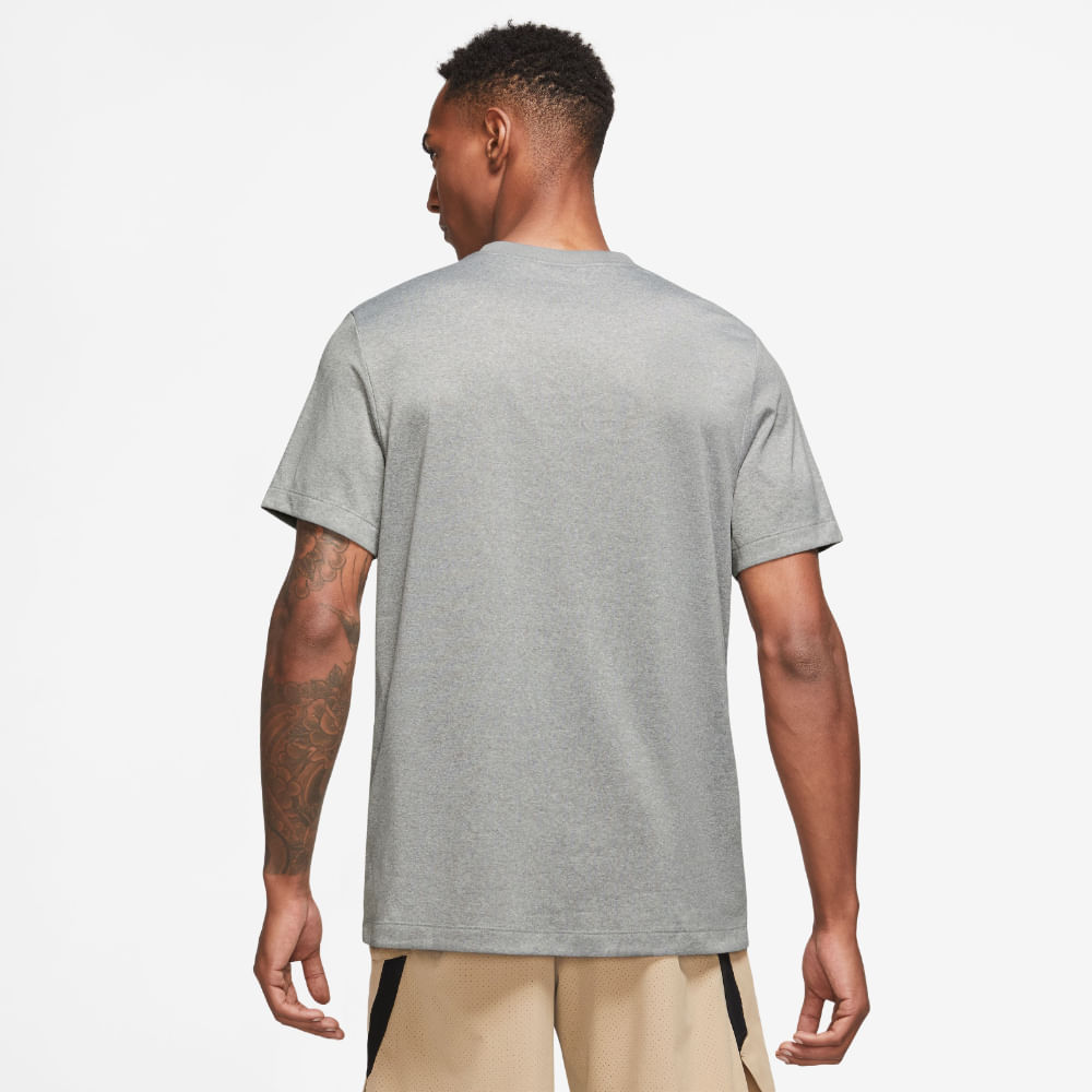Nike M Nk Df Tee Rlgd Reset Camiseta Manga Corta gris de hombre para entrenamiento