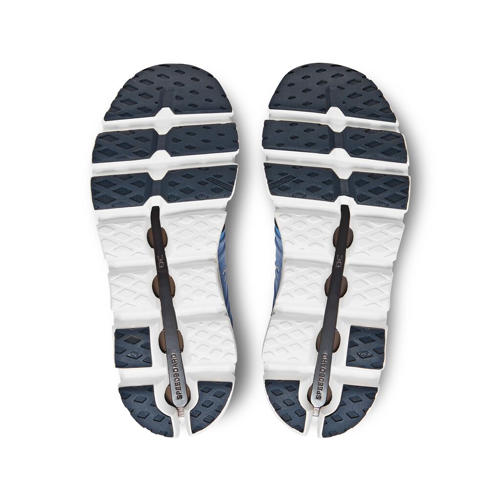 On Cloudswift 3 Tenis gris de mujer para correr