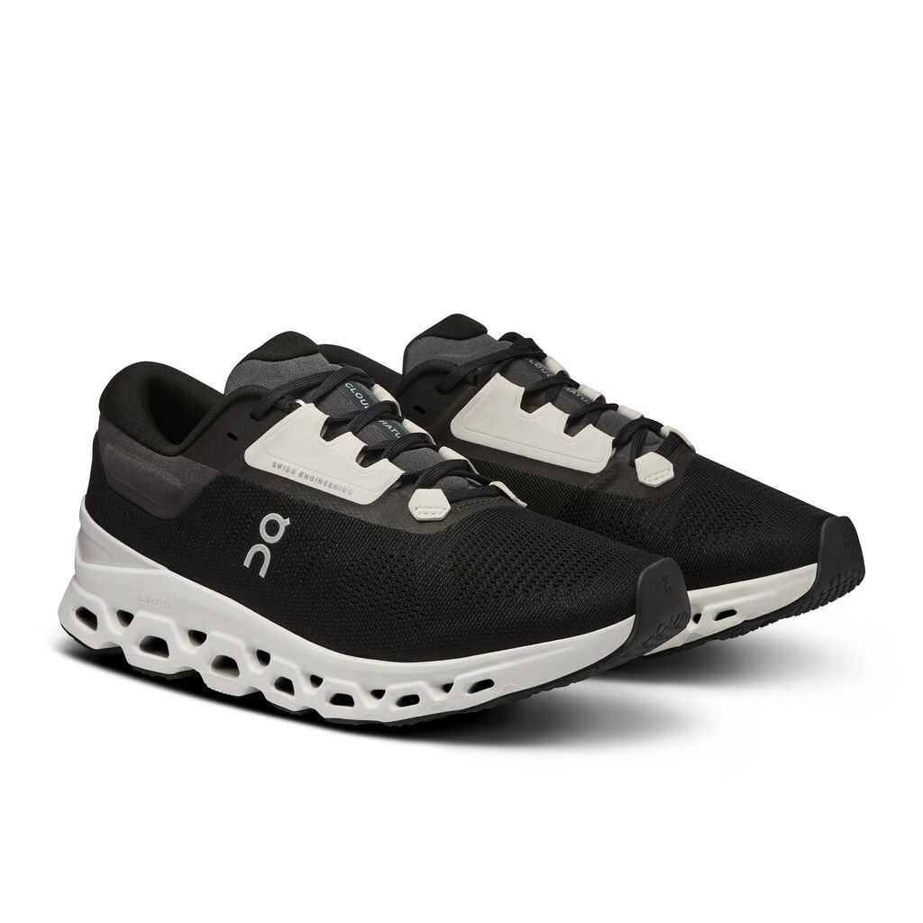 On Cloudstratus 3 Tenis negro de mujer para correr
