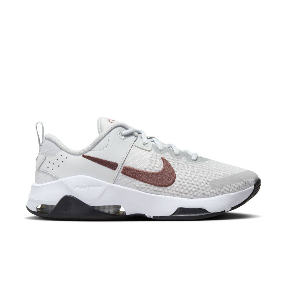 Nike W Nike Zoom Bella 6 Tenis gris de mujer para entrenamiento