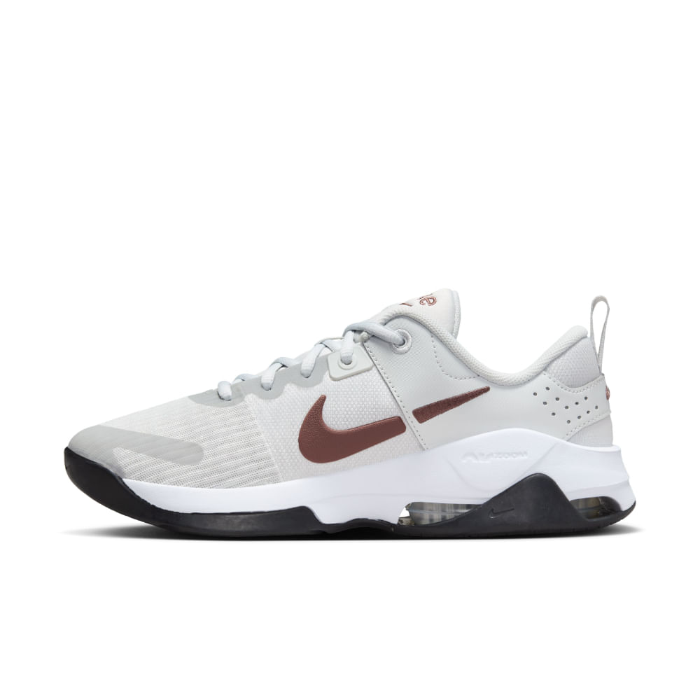Nike W Nike Zoom Bella 6 Tenis gris de mujer para entrenamiento