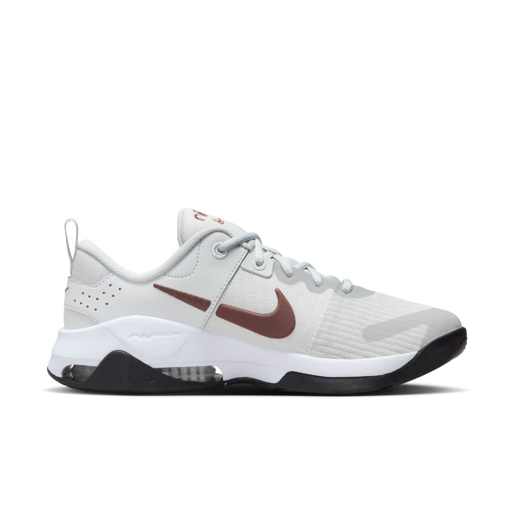 Nike W Nike Zoom Bella 6 Tenis gris de mujer para entrenamiento