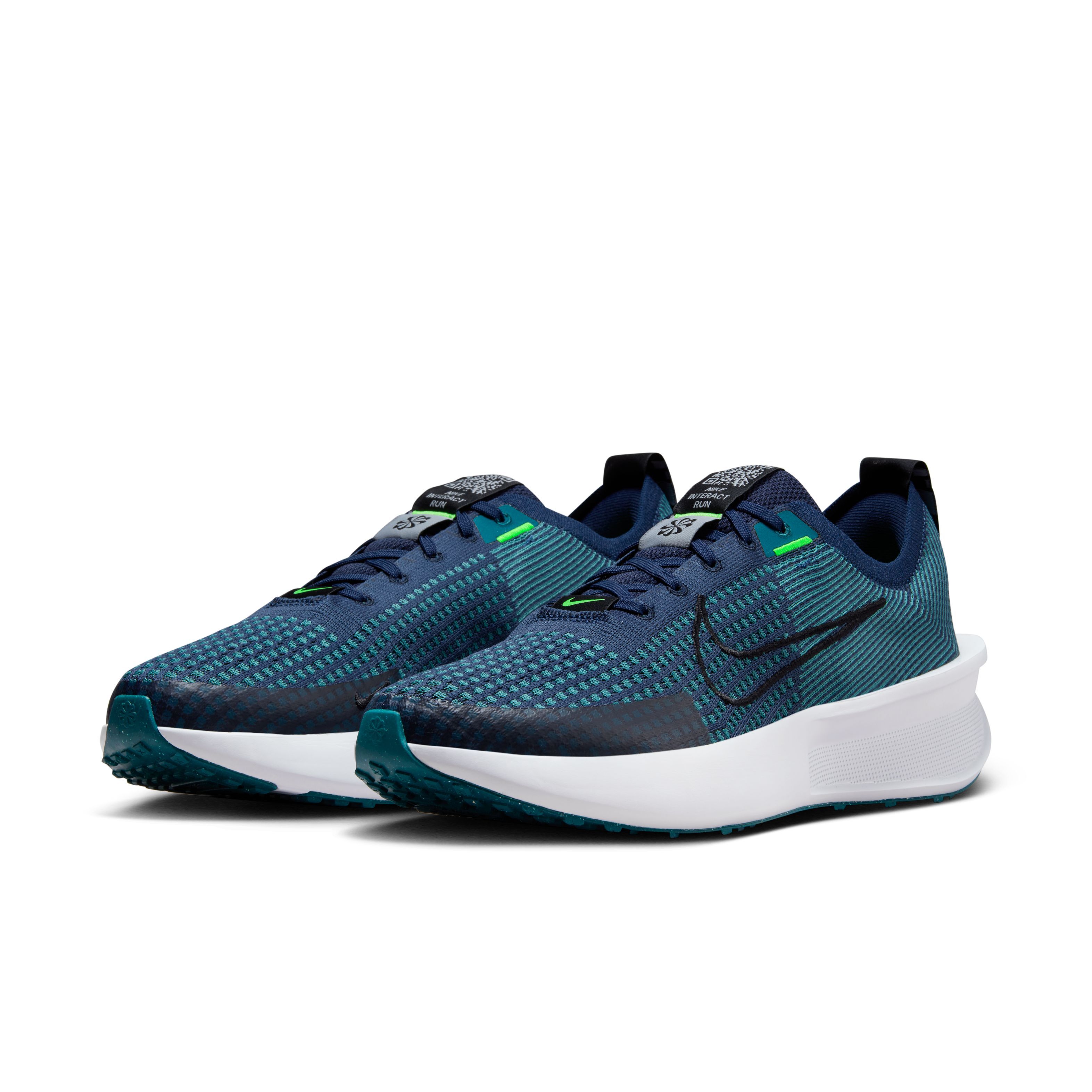 Nike Interact Run Tenis azul de hombre para correr