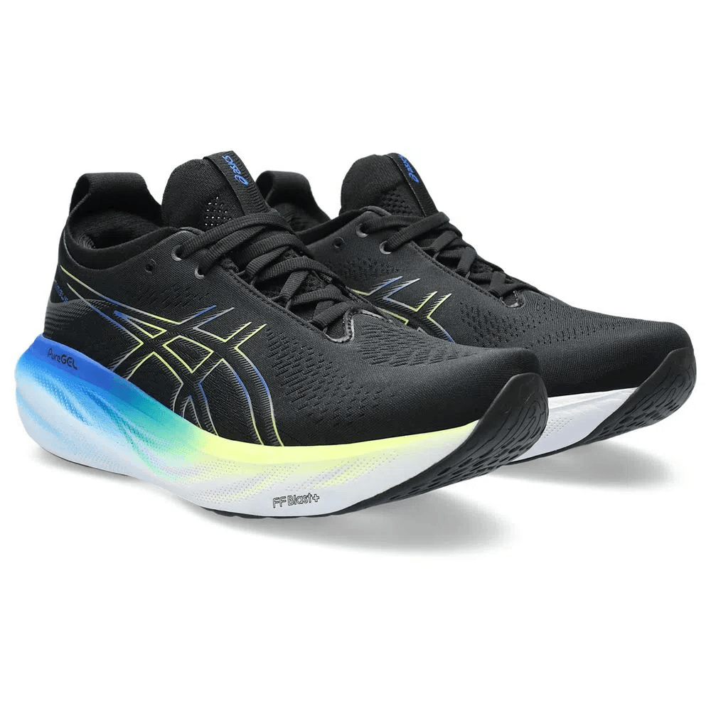 Asics Gel-Nimbus 25 Tenis negro de hombre para correr