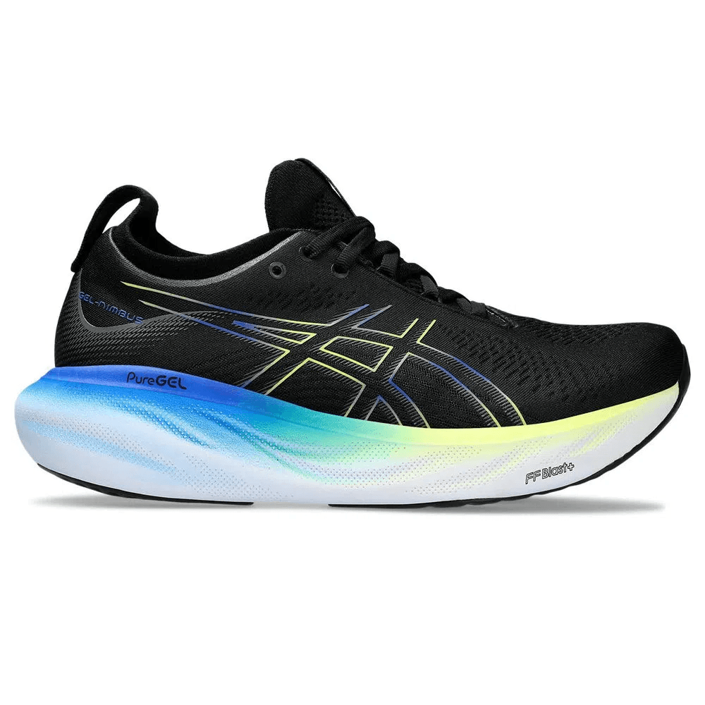 Asics Gel-Nimbus 25 Tenis negro de hombre para correr