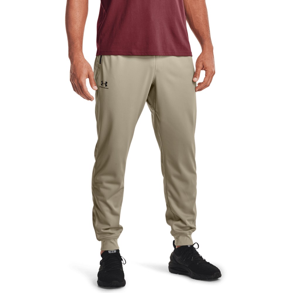 UA Rtstyle Tricot Jogger Pantalón cafe de hombre para entrenamiento
