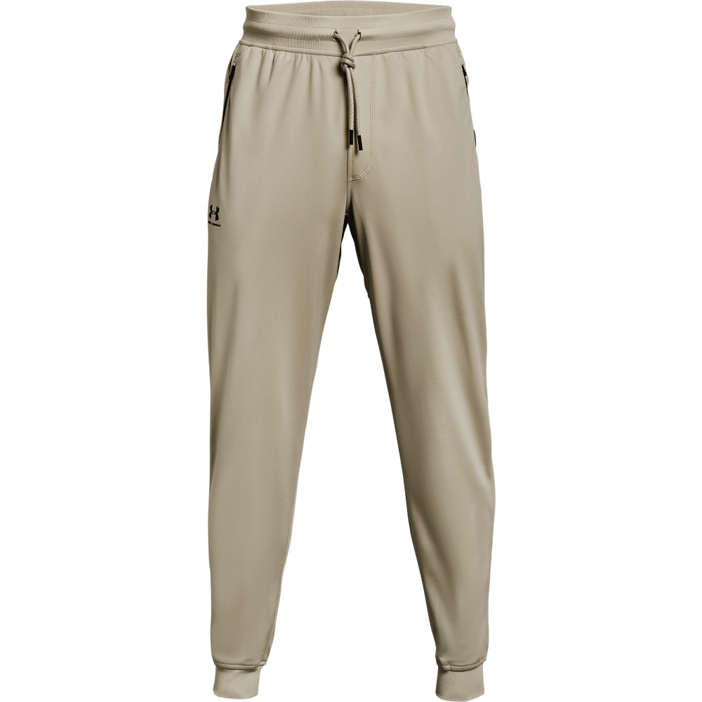 UA Rtstyle Tricot Jogger Pantalón cafe de hombre para entrenamiento