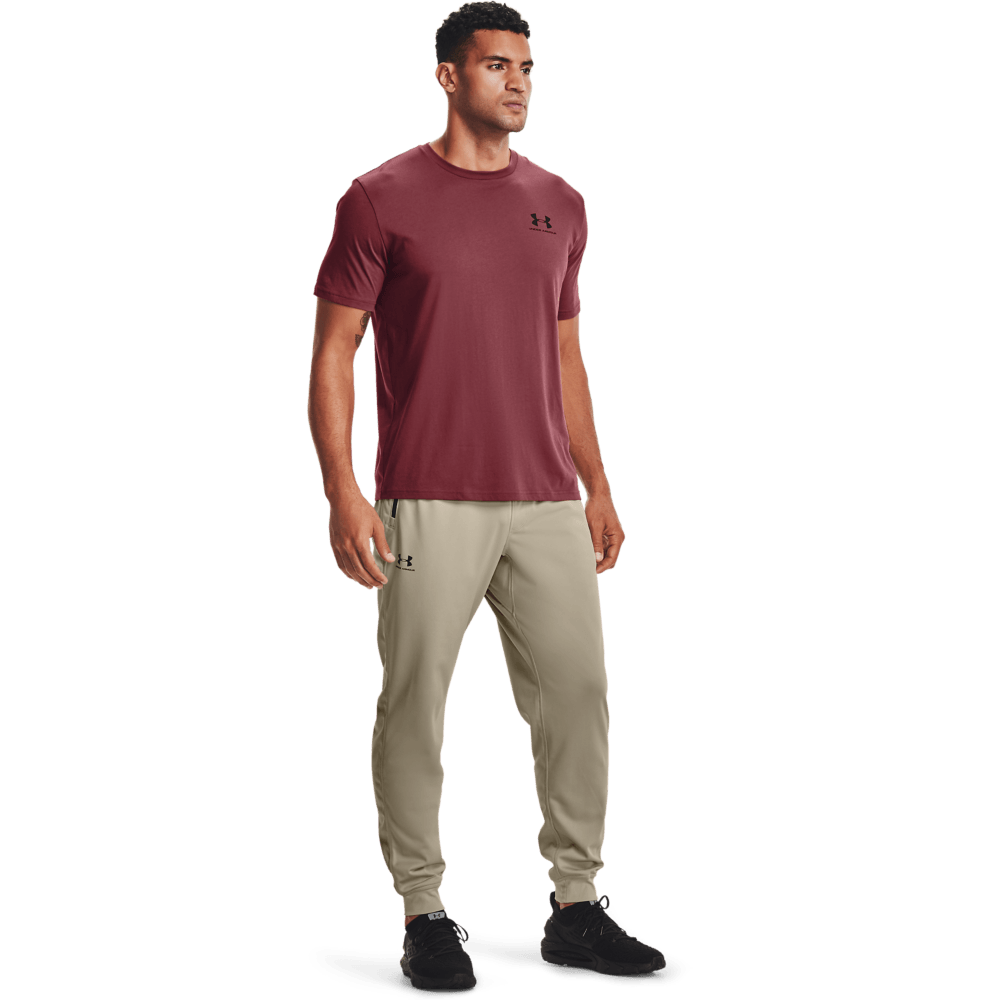 UA Rtstyle Tricot Jogger Pantalón cafe de hombre para entrenamiento