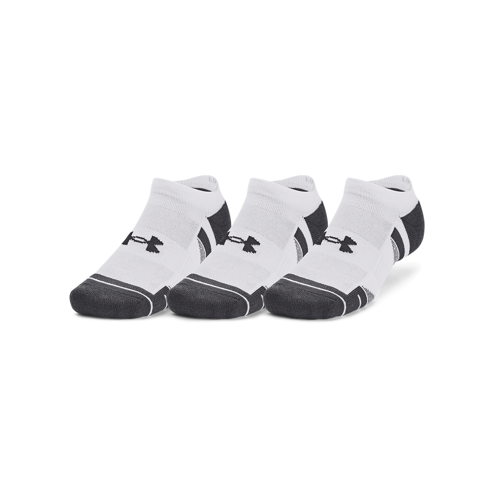 UA Performance Tech 3Pk Ns Medias blanco de hombre para entrenamiento