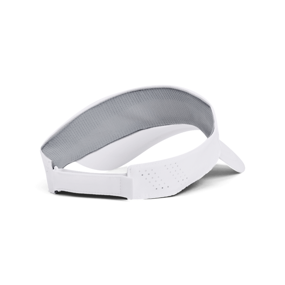 UA So-Chill Launch Visor Visera blanco de hombre para correr