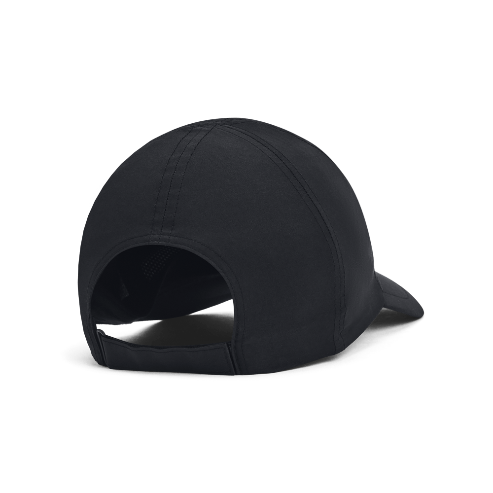 UA Aunch Adj Gorra negro de mujer para correr