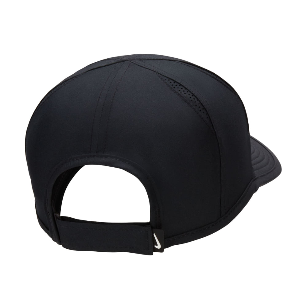 Nike U Nk Df Club Cap U Ab Fl P Gorra negra de hombre para correr