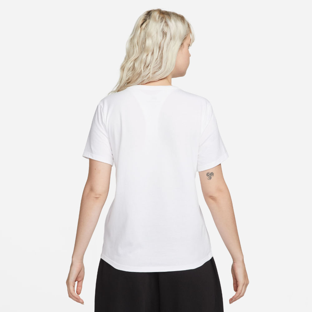 Nike W Nsw Tee Club Camiseta Manga Corta blanco de mujer lifestyle