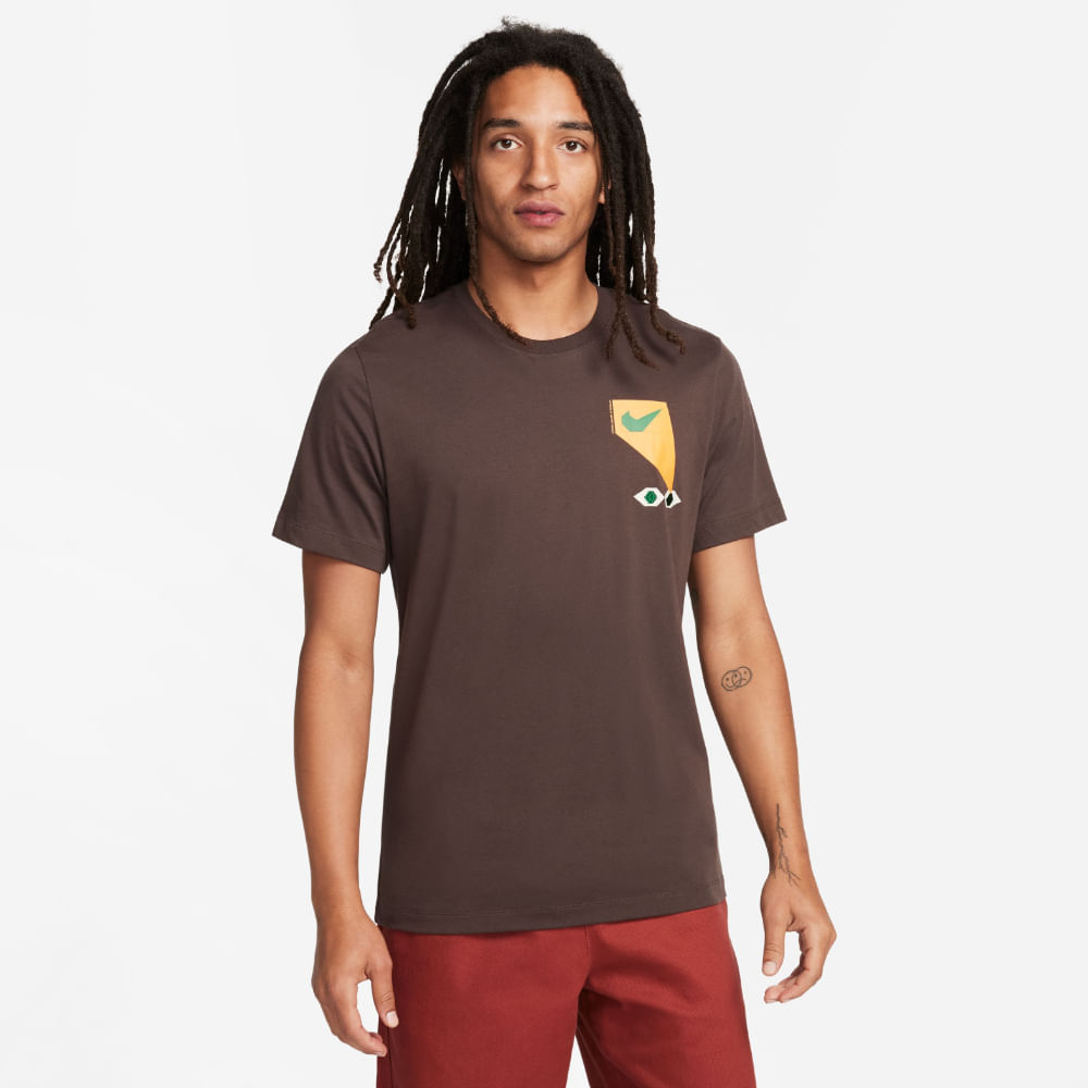 Nike M Nsw Tee Oc Pack 3 V2 Camiseta Manga Corta cafe de hombre lifestyle