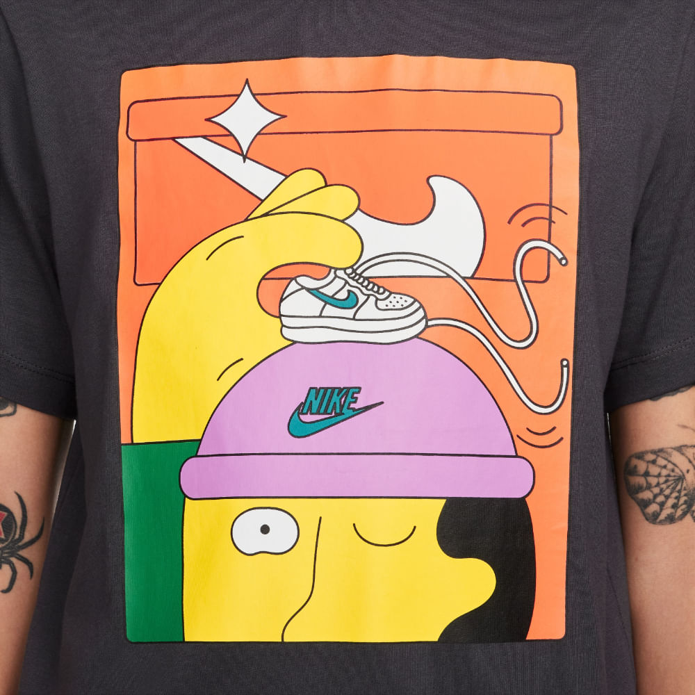 Nike M Nsw Tee Oc Pack 4 Camiseta Manga Corta gris de hombre lifestyle