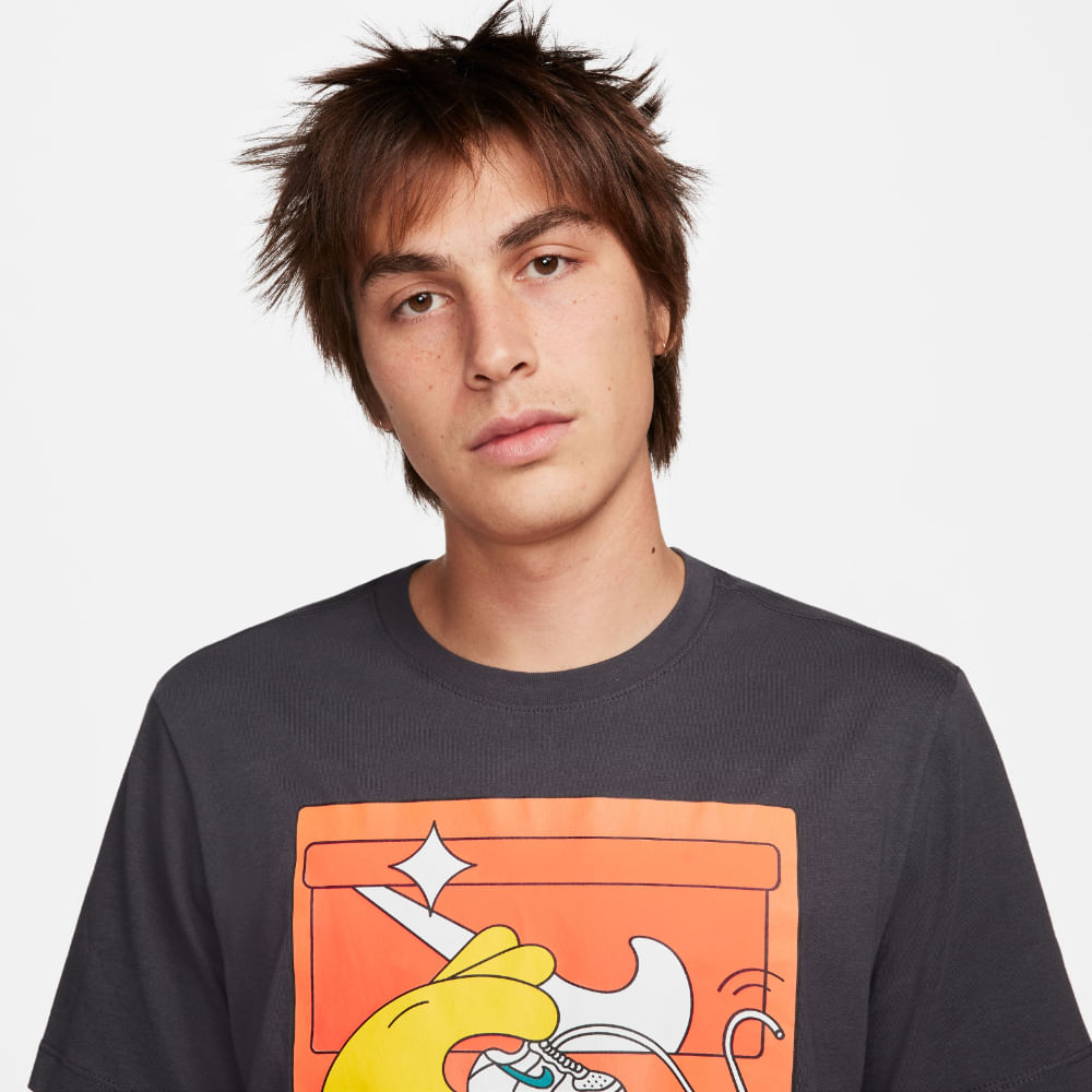 Nike M Nsw Tee Oc Pack 4 Camiseta Manga Corta gris de hombre lifestyle