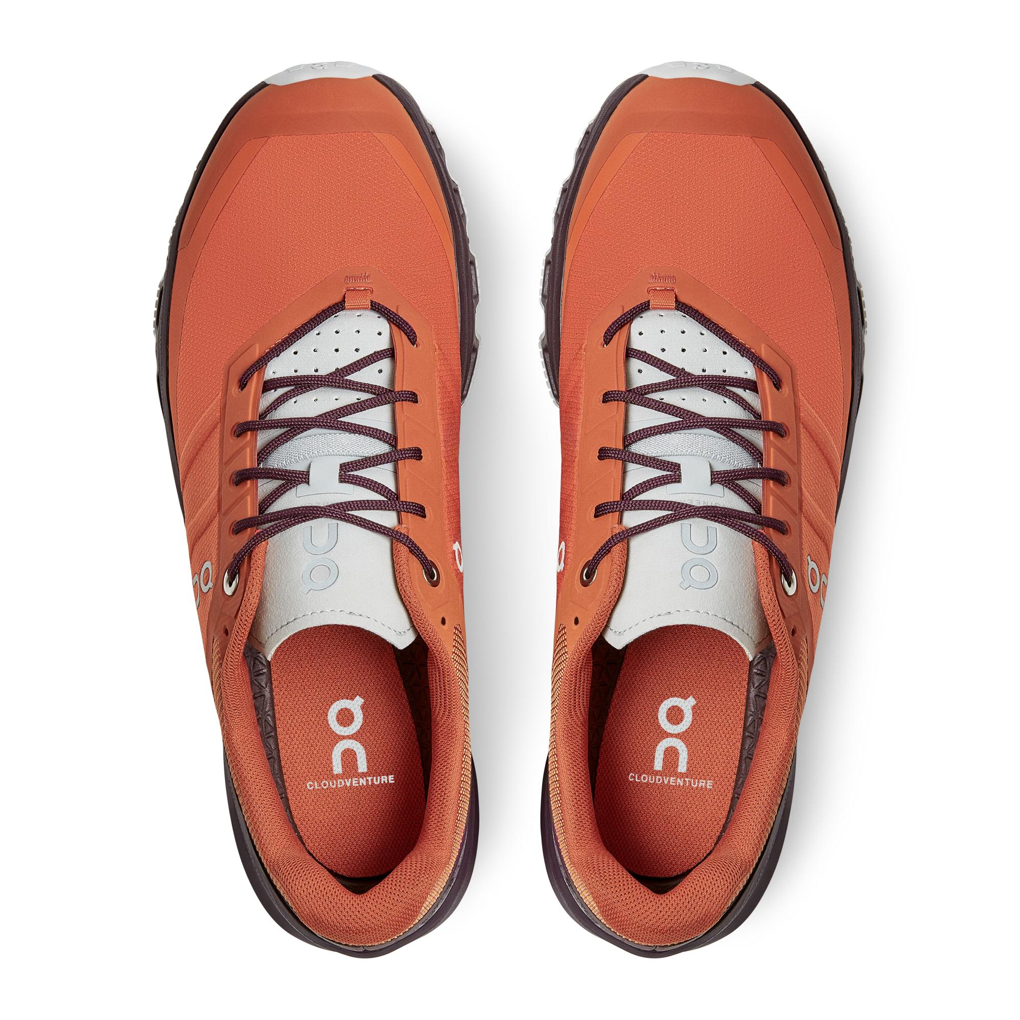 On Cloudventure Tenis naranja de hombre para outdoor
