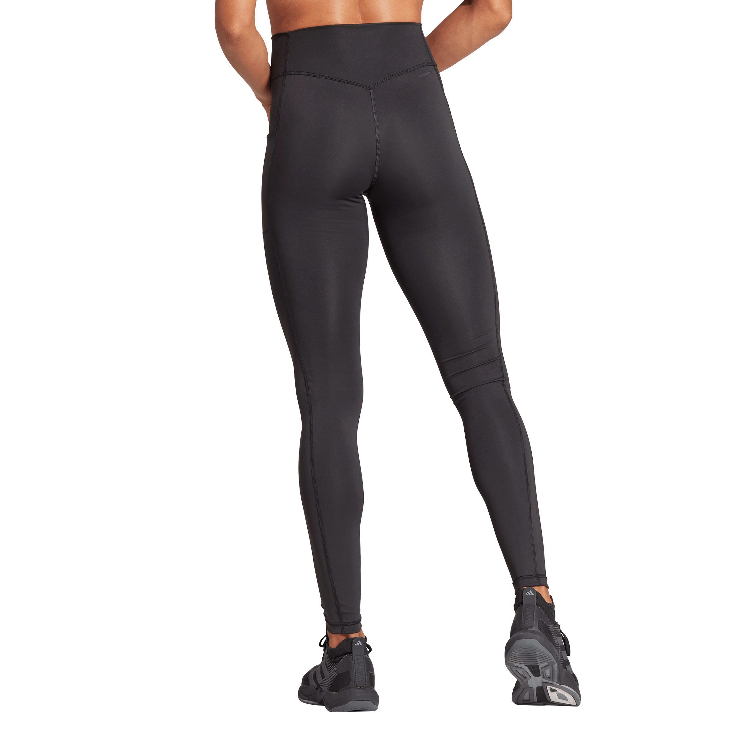 Adidas Opt St Hr 1/1 L Licras Largas Negro De Mujer Para Entrenamiento