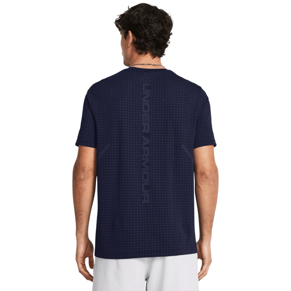 Camiseta Manga Corta hombre UA 1376921-410 Ua Seamless Grid Ss