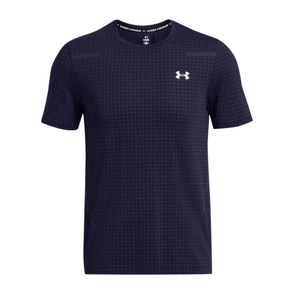 Camiseta Manga Corta hombre UA 1376921-410 Ua Seamless Grid Ss
