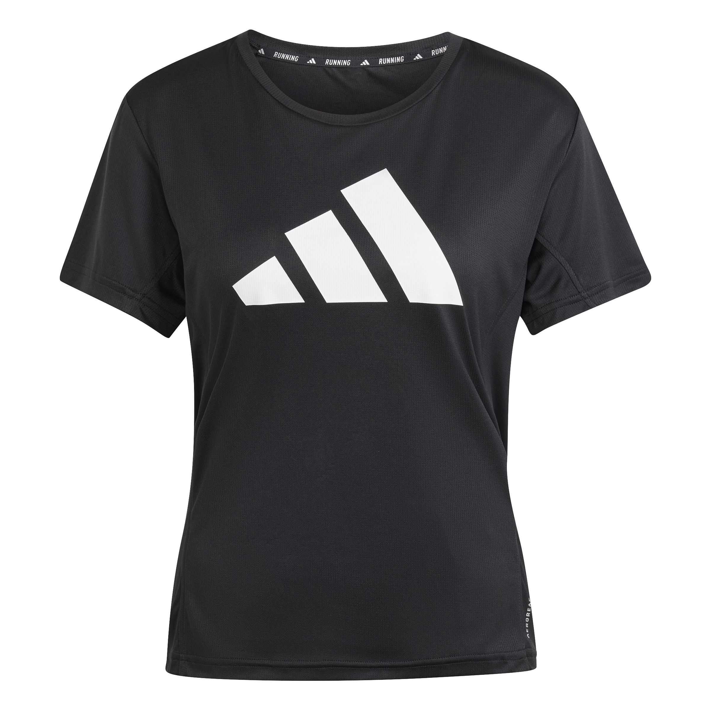 Adidas Run It Tee Camiseta Manga Corta negro de mujer para correr