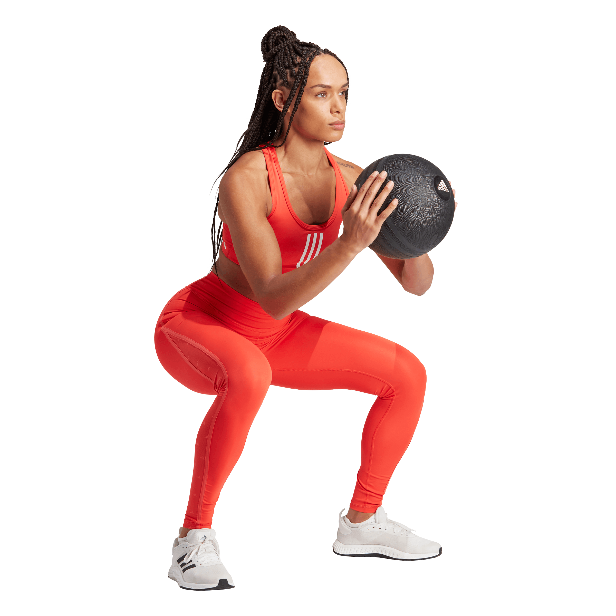 Adidas Top Deportivo Powerimpact Training Sopor rojo de mujer para entrenamiento