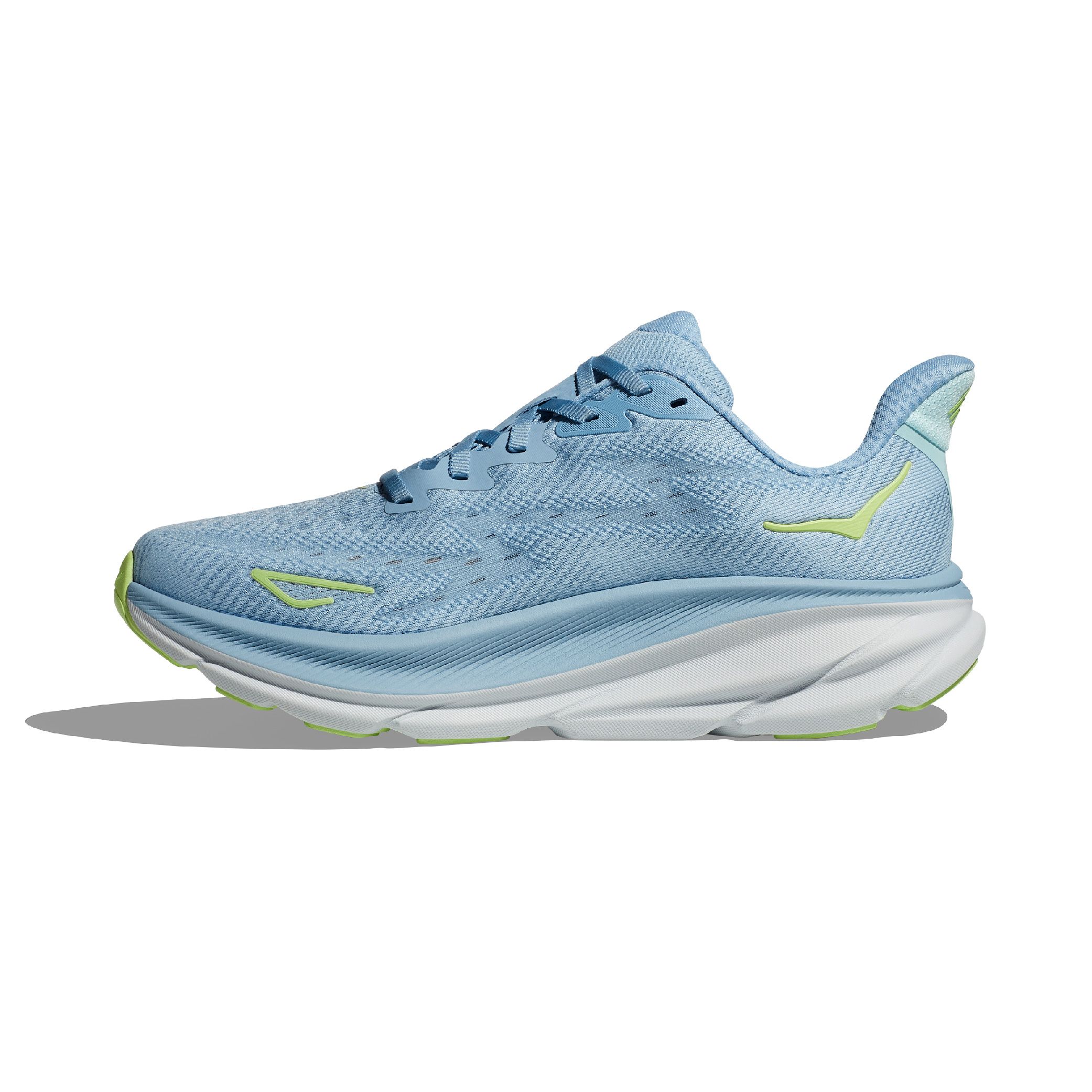 Hoka W Clifton 9 Tenis azul de mujer para correr