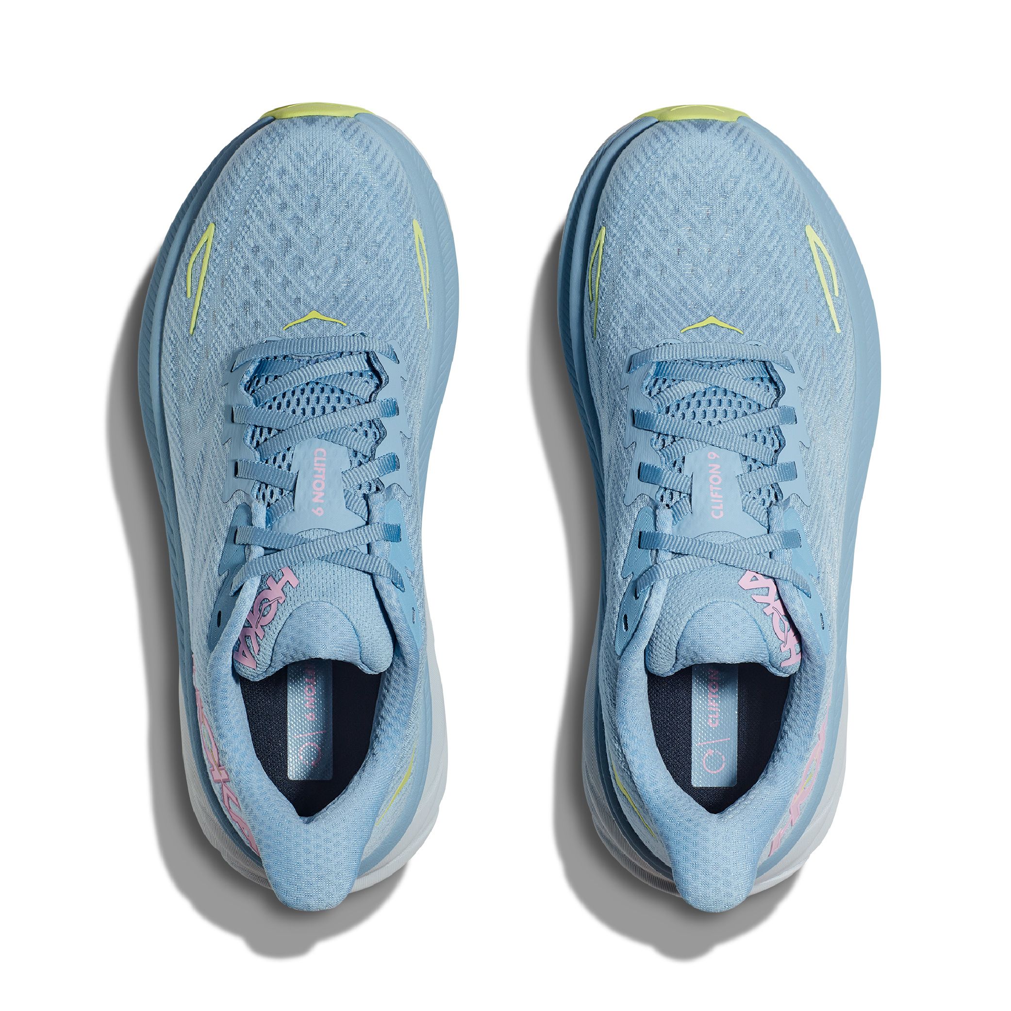 Hoka W Clifton 9 Tenis azul de mujer para correr