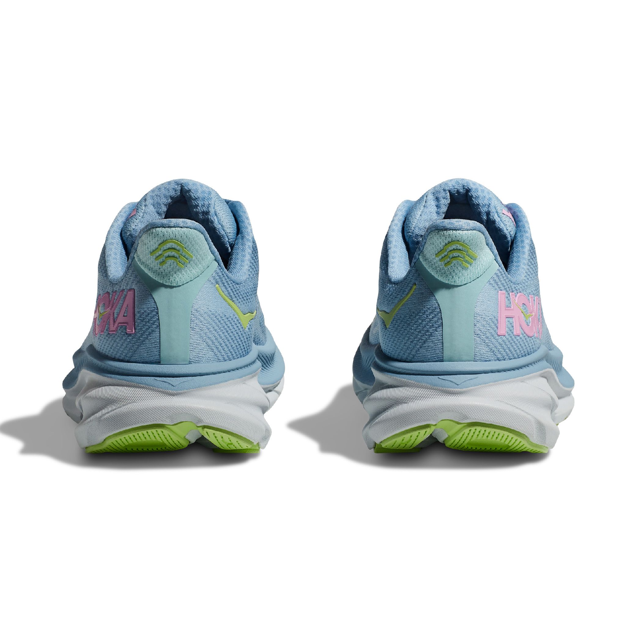 Hoka W Clifton 9 Tenis azul de mujer para correr