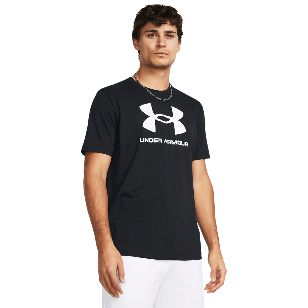 UA Sportstyle Logo Update Ss Camiseta Manga Corta negro de hombre para entrenamiento