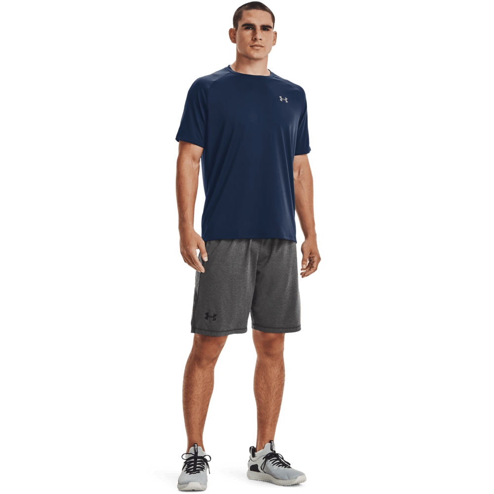 UA Tech 2.0 Ss Tee Camiseta Manga Corta azul de hombre para entrenamiento