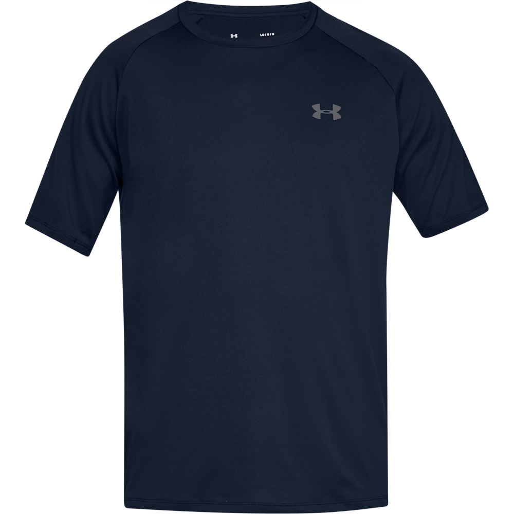 UA Tech 2.0 Ss Tee Camiseta Manga Corta azul de hombre para entrenamiento