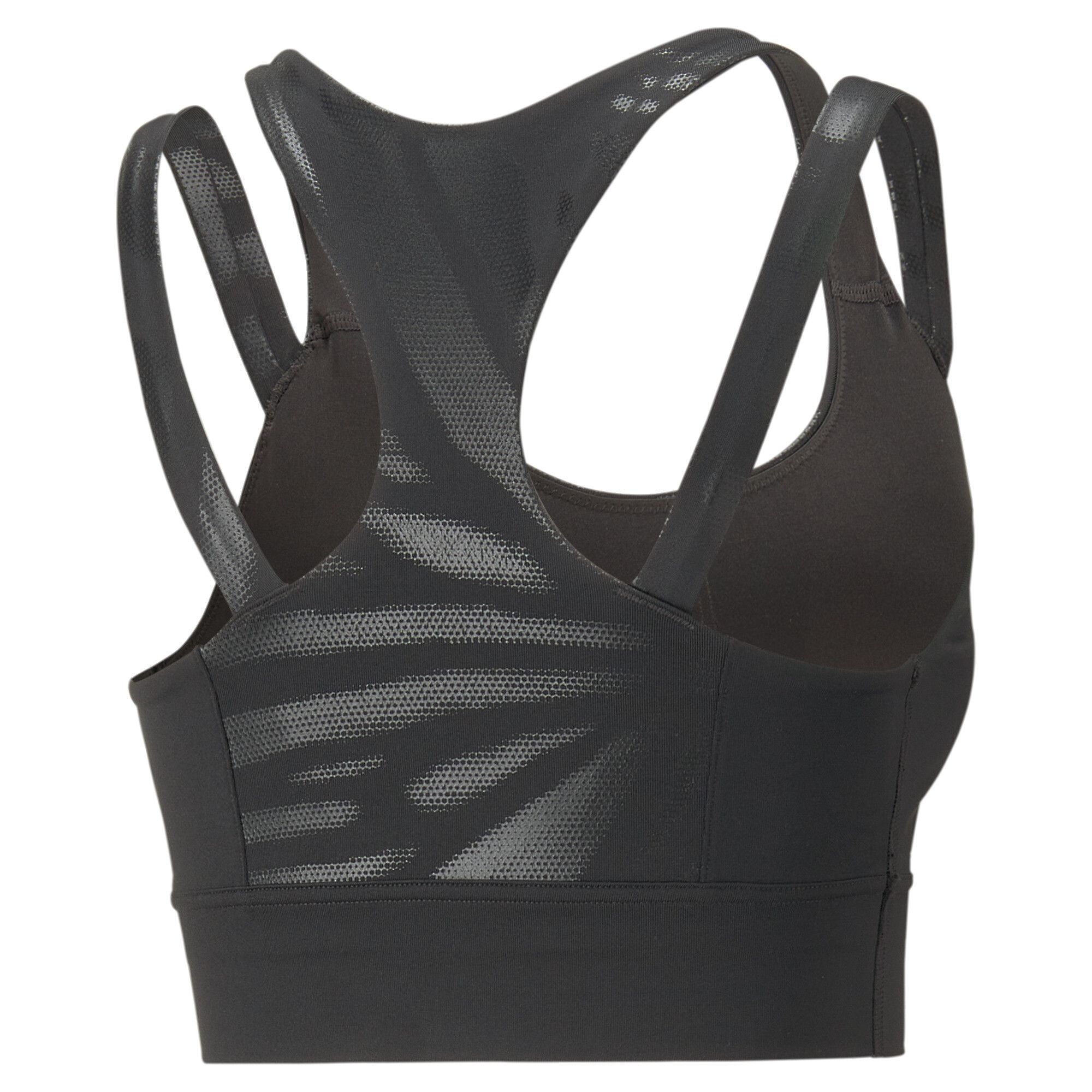Puma Concept Mid Impact Bra W Top negro de mujer para entrenamiento